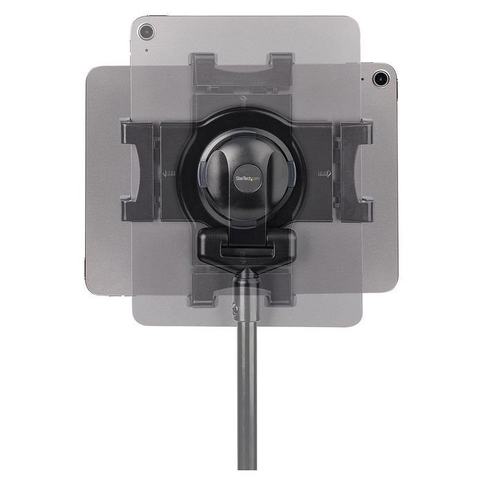 StarTech Carro/Soporte Móvil con Ruedas para Tablet, Altura Ajustable, Base con Ruedas Bloqueables para Tablets de 7 a 11 Pulgadas, Negro - 0.9 kg