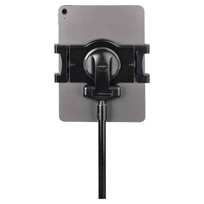 StarTech Carro/Soporte Móvil con Ruedas para Tablet, Altura Ajustable, Base con Ruedas Bloqueables para Tablets de 7 a 11 Pulgadas, Negro - 0.9 kg