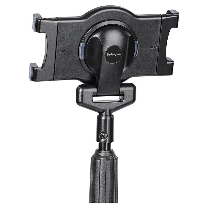 StarTech Carro/Soporte Móvil con Ruedas para Tablet, Altura Ajustable, Base con Ruedas Bloqueables para Tablets de 7 a 11 Pulgadas, Negro - 0.9 kg
