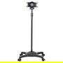StarTech Carro/Soporte Móvil con Ruedas para Tablet, Altura Ajustable, Base con Ruedas Bloqueables para Tablets de 7 a 11 Pulgadas, Negro - 0.9 kg