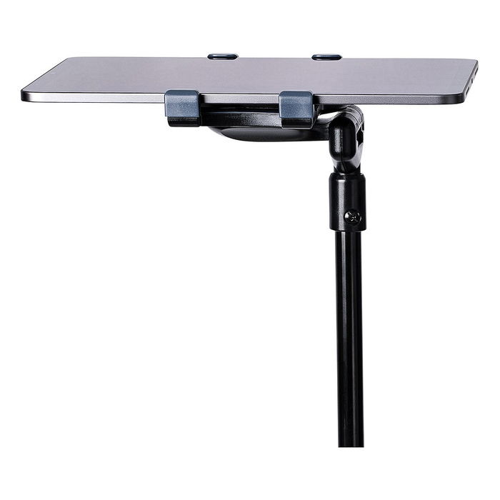 StarTech Carro/Soporte Móvil con Ruedas para Tablet, Altura Ajustable, Base con Ruedas Bloqueables para Tablets de 7 a 11 Pulgadas, Negro - 0.9 kg