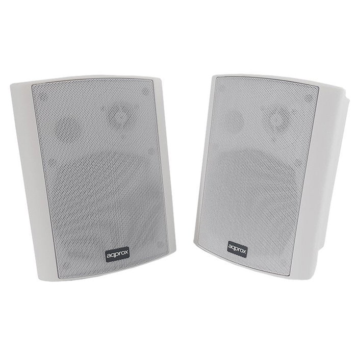 Approx APPSPK+ Altavoces Autoamplificados 60W 2.0 Bluetooth, Inalámbricos y Alámbricos, Blanco, Para Ordenador/Hogar/Oficina, Con Conector 3.5 mm y RCA, Frecuencia 85-20000 Hz