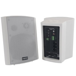 Approx APPSPK+ Altavoces Autoamplificados 60W 2.0 Bluetooth, Inalámbricos y Alámbricos, Blanco, Para Ordenador/Hogar/Oficina, Con Conector 3.5 mm y RCA, Frecuencia 85-20000 Hz
