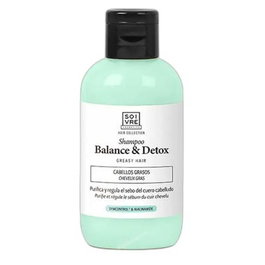 SOIVRE Champú De Sal Balance & Detox 350 Gr - Champú de sal para cabello, limpieza profunda y equilibrio