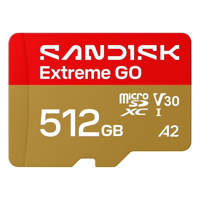 SanDisk Extreme GO 512GB MicroSDXC SanDisk Extreme GO 512GB MicroSDXC