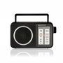 Daewoo Radio Portátil AC/DC con Altavoz, Entrada Jack y Asa - Funciona con Pilas y Corriente