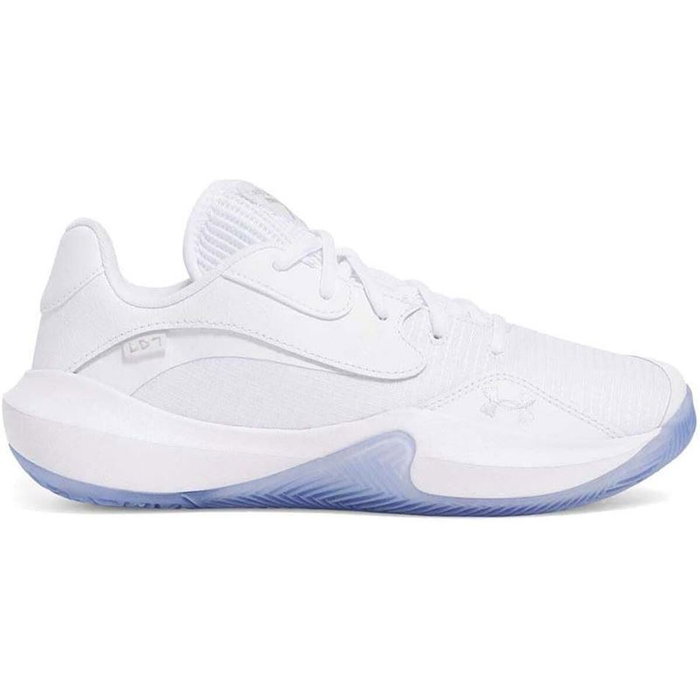 Zapatillas de Baloncesto para Adultos Under Armour Lockdown 7 Blanco Zapatillas de Baloncesto para Adultos Under Armour Lockdown 7 Blanco