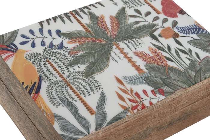 DKD Home Decor Joyero Tropical 24 Verde Naranja 18 x 8.5 x 25.5 cm Set de 2 Palmera Tallado Hecho a mano Mango DKD Home Decor Joyero Tropical 24 Verde Naranja 18 x 8.5 x 25.5 cm Set de 2 Palmera Tallado Hecho a mano Mango