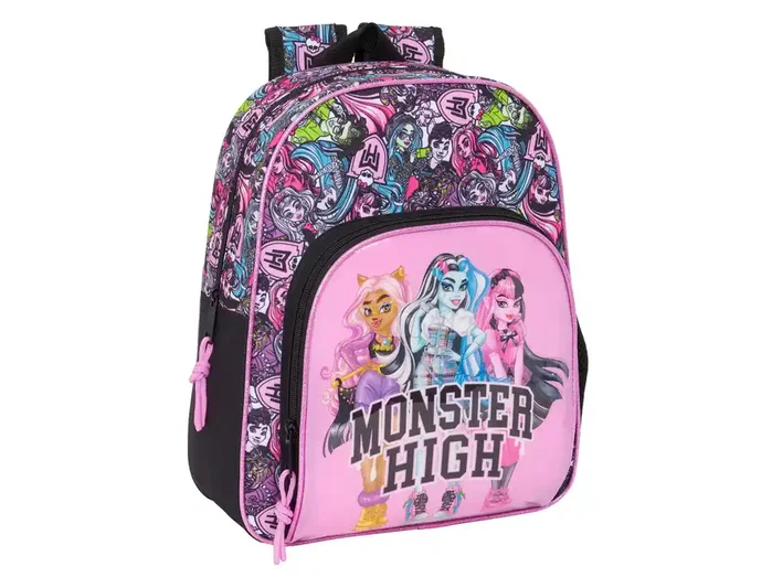 Safta Mochila Infantil Monster High Drama Adaptable a Carro