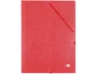 Liderpapel Carpeta Gomas Tres Solapas Cartón Símil Prespán Folio Color Rojo