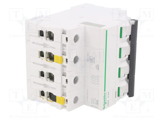 SCHNEIDER ELECTRIC Interruptor magnetotérmico ACTI9 iC60N 4 polos 32A Característica B