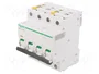 SCHNEIDER ELECTRIC Interruptor magnetotérmico ACTI9 iC60N 4 polos 32A Característica B