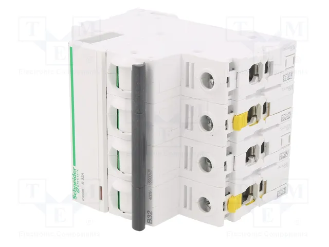 SCHNEIDER ELECTRIC Interruptor magnetotérmico ACTI9 iC60N 4 polos 32A Característica B