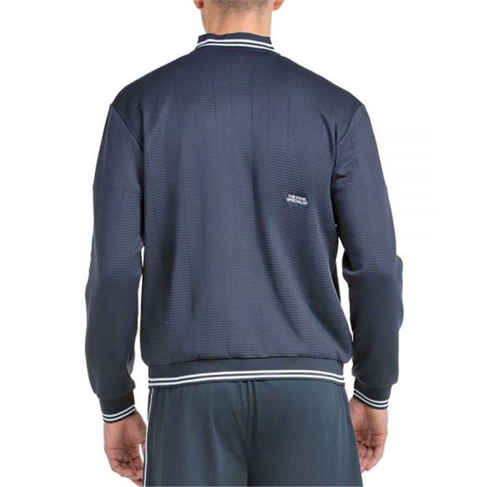 Sudadera con Capucha Hombre Bullpadel Trombe Azul marino Pádel 40