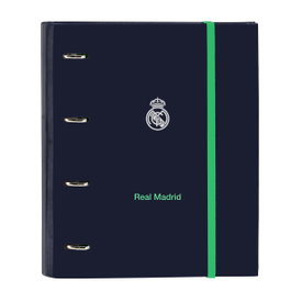 Safta Carpeta de anillas DIN A4 Real Madrid 2ª Equipación 25/26 con recambios