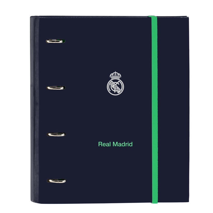 Safta Carpeta de Anillas Real Madrid 2ª Equipación 25/26 con Recambio DIN A4