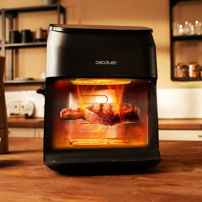 Freidora de Aire Cecotec Smokin' 4500 1900 W Negro 4,5 L Freidora de Aire Cecotec Smokin' 4500 1900 W Negro 4,5 L