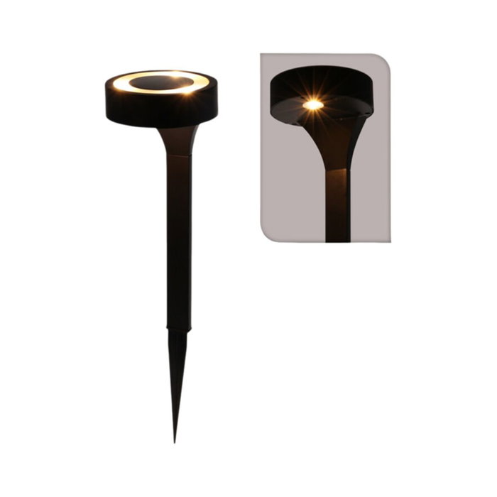 Ipae Progarden Estaca solar negra ø11 x 40 cm con 4 leds Ipae Progarden Estaca solar negra ø11 x 40 cm con 4 leds