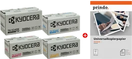 Kyocera TK-5240 MCVP 02 Pack de Valor con Papel Prindo Universal