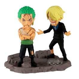 BANPRESTO Figura Roronoa Zoro & Sanji One Piece 8cm
