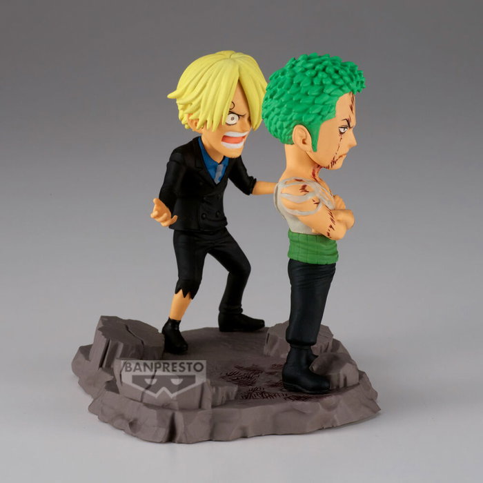 BANPRESTO Figura Roronoa Zoro & Sanji One Piece 8cm