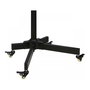 Techly ICA-TR21 TV Wagen/Trolley Móvil para TV LCD/LED de 23 a 55 Pulgadas, Negro