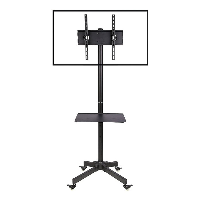Techly ICA-TR21 TV Wagen/Trolley Móvil para TV LCD/LED de 23 a 55 Pulgadas, Negro