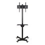 Techly ICA-TR21 TV Wagen/Trolley Móvil para TV LCD/LED de 23 a 55 Pulgadas, Negro