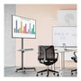 Techly ICA-TR21 TV Wagen/Trolley Móvil para TV LCD/LED de 23 a 55 Pulgadas, Negro