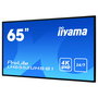 Iiyama LH6552UHS-B1 Monitor Digital Signage 65 Pulgadas 4K UHD IPS 3840 x 2160, Brillo 500 cd/m2, 24/7, Puertos HDMI/DisplayPort/USB/VGA/DVI, Android 8.0