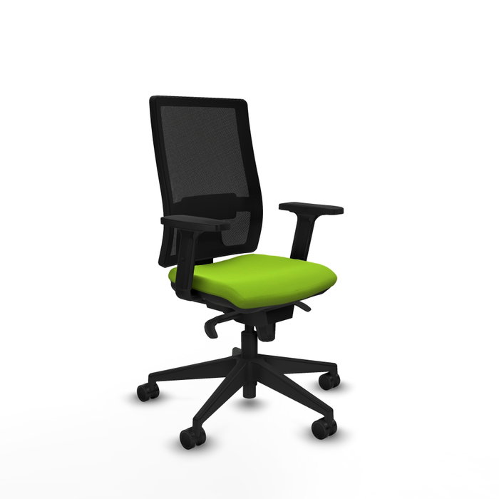 PIQUERAS Y CRESPO Silla de oficina Horna con mecanismo Sincro, Pistacho y Negro PIQUERAS Y CRESPO Silla de oficina Horna con mecanismo Sincro, Pistacho y Negro