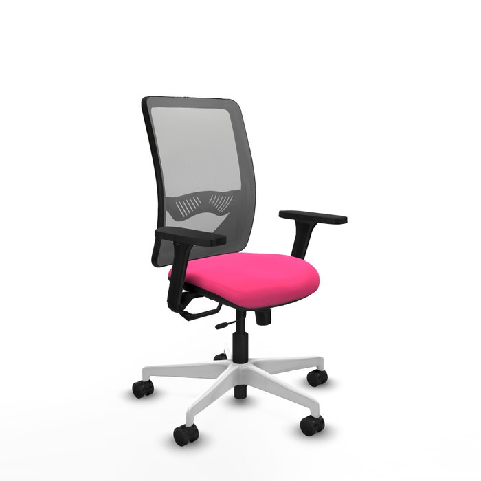 PIQUERAS Y CRESPO Silla de oficina Zulema Rosa y Gris PIQUERAS Y CRESPO Silla de oficina Zulema Rosa y Gris