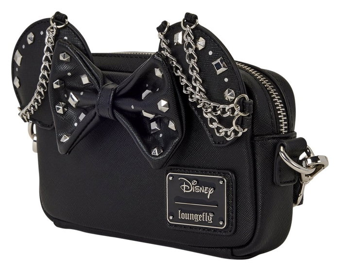 Loungefly Minnie Mouse Bandolera Sling Studs & Chains