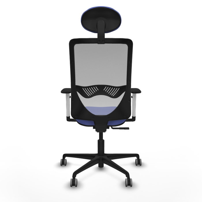 PIQUERAS Y CRESPO Silla de oficina Zulema con mecanismo Sincro, Azul claro y Gris PIQUERAS Y CRESPO Silla de oficina Zulema con mecanismo Sincro, Azul claro y Gris