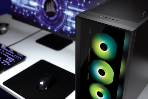 Caja Semitorre ATX Corsair iCUE 4000X Negro