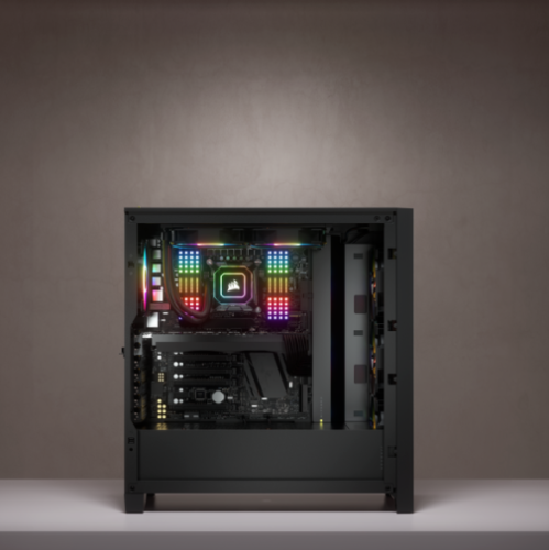 Caja Semitorre ATX Corsair iCUE 4000X Negro