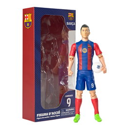 Banbo Toys 83569 Figura Coleccionable Articulable Robert Lewandowski FC Barcelona - 20 cm