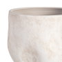 Macetero Crema Cerámica Decoración 40 X 40 X 40 cm