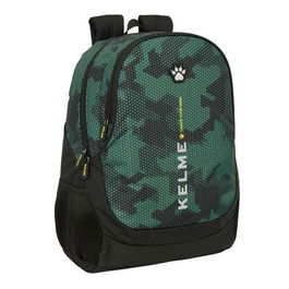Mochila Escolar Kelme Camo Negro Verde 32 x 44 x 16 cm