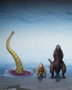 Bandai Tamashii Nations Godzilla 2016 Pack de 3 Figuras S.H.MonsterArts Set Second Form, Third Form y Giant Unidentified Creature
