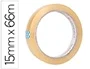 Q-connect Cinta Adhesiva Transparente de 66 m x 15 mm para Embalaje, Uso General, Resistente y Fácil de Cortar - Rollo 66 Metros Q-connect Cinta Adhesiva Transparente de 66 m x 15 mm para Embalaje, Uso General, Resistente y Fácil de Cortar - Rollo 66 Metros