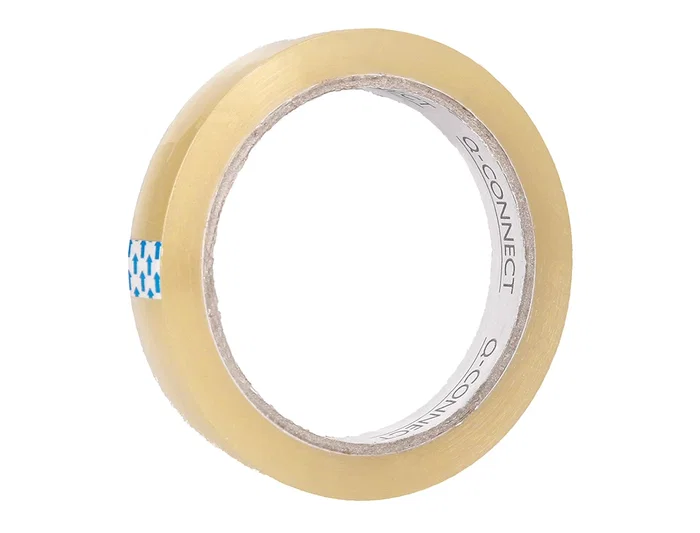 Q-connect Cinta Adhesiva Transparente de 66 m x 15 mm para Embalaje, Uso General, Resistente y Fácil de Cortar - Rollo 66 Metros Q-connect Cinta Adhesiva Transparente de 66 m x 15 mm para Embalaje, Uso General, Resistente y Fácil de Cortar - Rollo 66 Metros