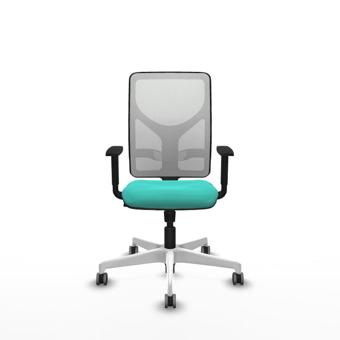 PIQUERAS Y CRESPO Silla de oficina Motilla con mecanismo Sincro, Turquesa y Blanco PIQUERAS Y CRESPO Silla de oficina Motilla con mecanismo Sincro, Turquesa y Blanco