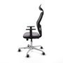PIQUERAS Y CRESPO Silla de oficina Jorquera Gris y Negro con Mecanismo Sincro/Traslack