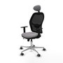 PIQUERAS Y CRESPO Silla de oficina Jorquera Gris y Negro con Mecanismo Sincro/Traslack