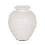 Jarrón Blanco Fibra de Cemento 45 X 45 X 51 cm