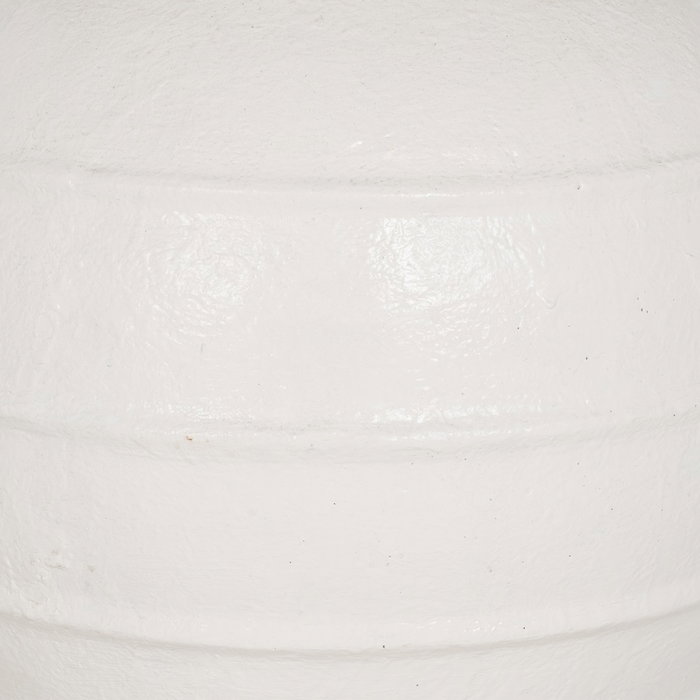 Jarrón Blanco Fibra de Cemento 45 X 45 X 51 cm