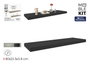 Moblekit Estante Flotante ISAR Black 80x23,5x3,8 cm