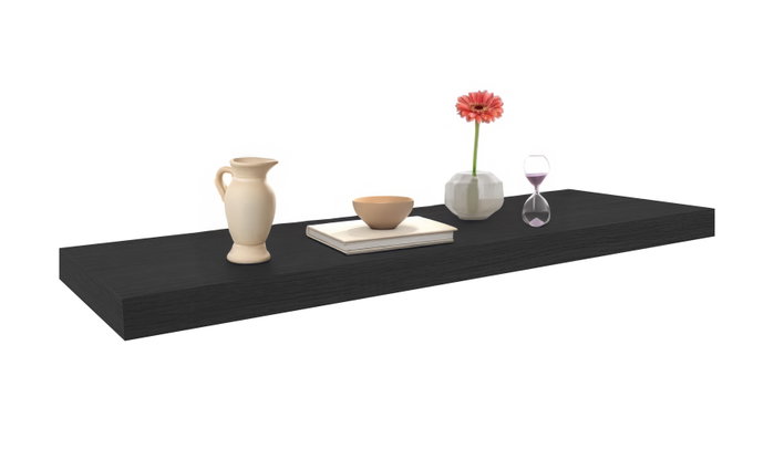 Moblekit Estante Flotante ISAR Black 80x23,5x3,8 cm Moblekit Estante Flotante ISAR Black 80x23,5x3,8 cm