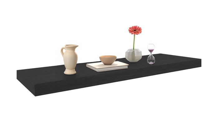 Moblekit Estante Flotante Black 80x23.5x3.8 cm Moblekit Estante Flotante Black 80x23.5x3.8 cm